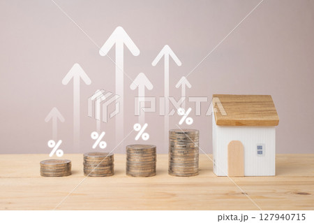Home loan interest rate comparison is increasing every year. Home loan interest rate comparison is increasing every year. 127940715