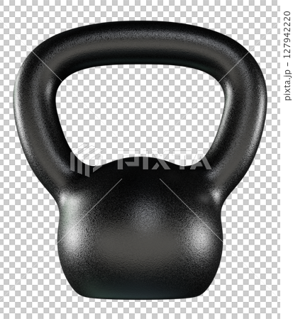 Kettlebell fitness weight, blank heavy cast iron powerlifting equipment 127942220