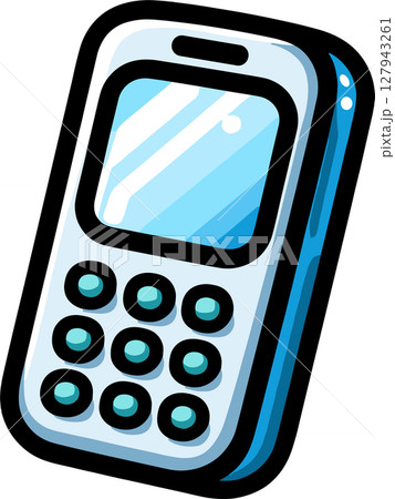 ガラケーのイラスト 127943261