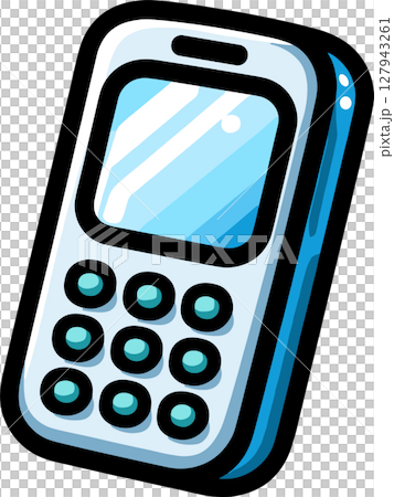 ガラケーのイラスト 127943261