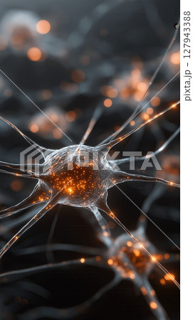 Glowing Neural Network 127943388
