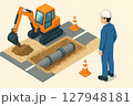 配管工事 配管工事 127948181