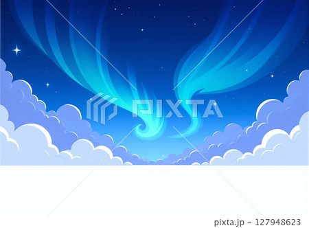 星降る夜空 127948623