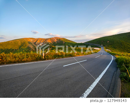 志賀草津道路・夕景 127949143