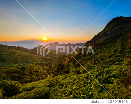 志賀草津道路・夕景 127949148