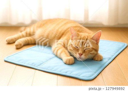 猫の日常　夏を乗り切る猫たち 127949892