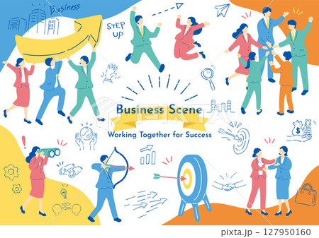 ビジネスシーン素材集 127950160