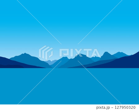 グレイシャー国立公園　glacier national park　マクドナルド湖　アプガー　アメリカ 127950320