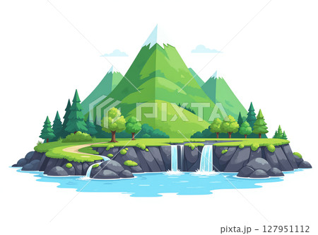 癒しの山峡 127951112