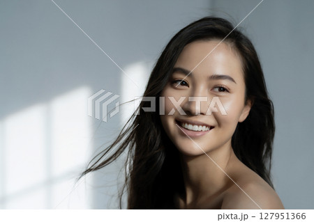 若い女性のビューティーポートレート Generative AI 若い女性のビューティーポートレート Generative AI 127951366