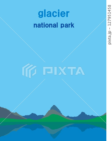 グレイシャー国立公園 glacier national park スウィフトカレント湖 アメリカ グレイシャー国立公園 glacier national park スウィフトカレント湖 アメリカ 127951458