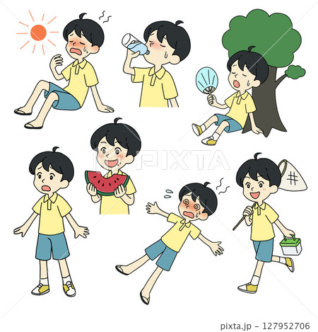 夏の男の子7点セット 127952706