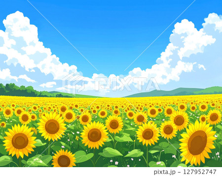 向日葵と青空 127952747