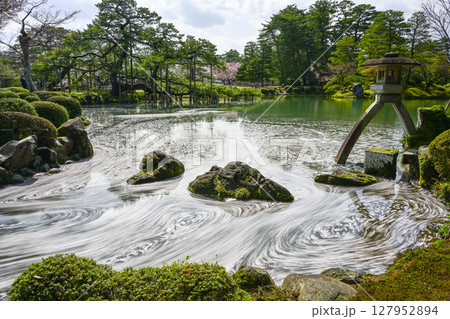 兼六園の花いかだ 127952894