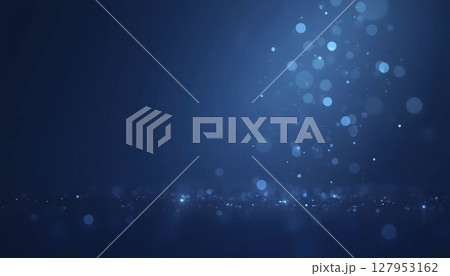Elegant Soft Particles On Blue Texture 127953162