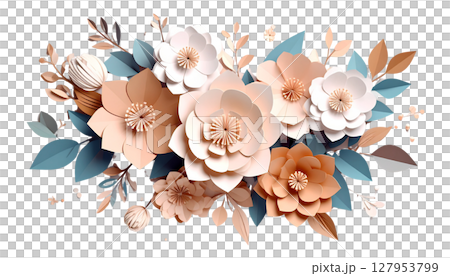 Beautiful bouquet of pink roses isolated on white background. Beautiful bouquet of pink roses isolated on white background. 127953799