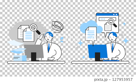 DX：社會推動數位轉型的例證 雲端文件管理 127953957