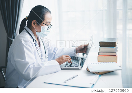 Concept business doctor education essential globalization, student learn and study in university and college to master knowledge needed travel global economy. book stethoscope for medical health care Concept business doctor education essential globalization, student learn and study in university and college to master knowledge needed travel global economy. book stethoscope for medical health care 127953960