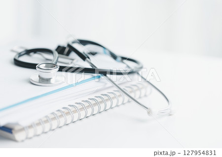 Concept business education essential idea globalization, student learn and study in university and colleges to master knowledge needed travel global economy. book stethoscope for medical health care Concept business education essential idea globalization, student learn and study in university and colleges to master knowledge needed travel global economy. book stethoscope for medical health care 127954831