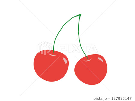 さくらんぼのイラスト 127955147