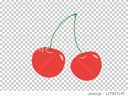 さくらんぼのイラスト 127955147