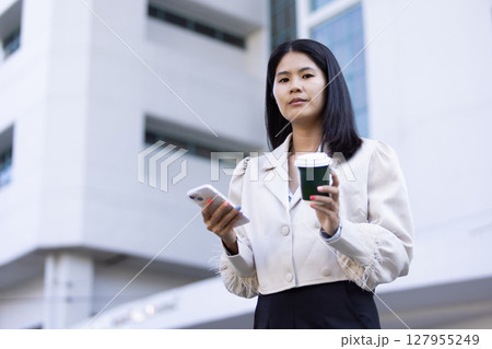 Future remote work combines technology smart phone connection online white digital business woman enable e-learning productivity while travel blend comfort modern devices serenity computer equipment Future remote work combines technology smart phone connection online white digital business woman enable e-learning productivity while travel blend comfort modern devices serenity computer equipment 127955249