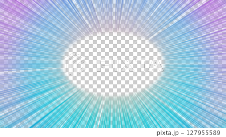 Pastel colored manga focus lines (transparent center) Pastel colored manga focus lines (transparent center) 127955589