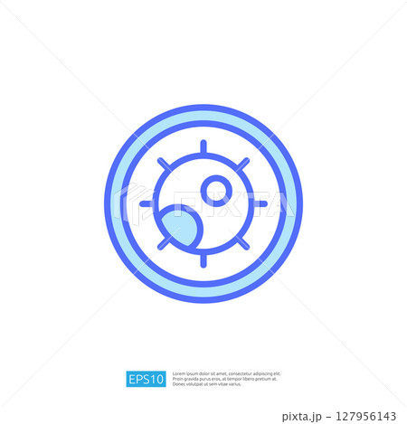 Clean And Disinfect Icon Representing Hygiene And Safety In Modern Sanitation Practices 127956143