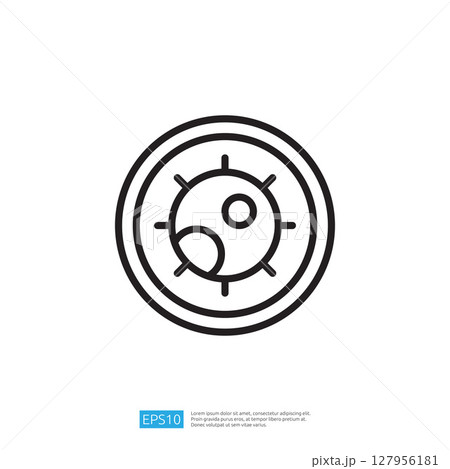 Clean and Disinfect Icon Representing Hygienic Practices for Health and Safety in Various Environments 127956181