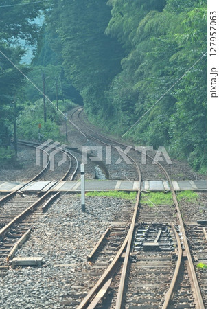 木次線 出雲坂根駅 スイッチバック 木次線 出雲坂根駅 スイッチバック 127957063