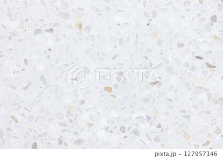 Terrazzo floor in top view suit for background. 127957146