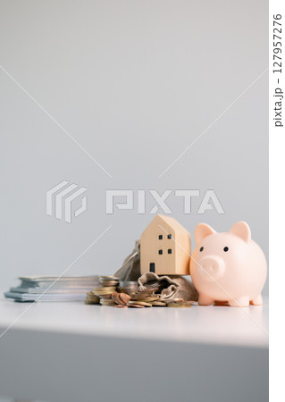 Business concept growth involves strategic financial management money loan investment bank real estate economic development encourage save buy home car education income stack investment economy return Business concept growth involves strategic financial management money loan investment bank real estate economic development encourage save buy home car education income stack investment economy return 127957276