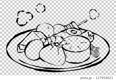 奧登向量插圖,手繪,毛筆,冬天,火鍋 奧登向量插圖,手繪,毛筆,冬天,火鍋 127958021