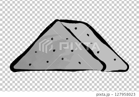 蒟蒻向量插畫手繪毛筆冬日火鍋 蒟蒻向量插畫手繪毛筆冬日火鍋 127958023