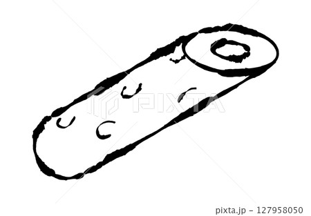 ちくわのベクターイラスト 手描き 筆 冬 鍋物 ちくわのベクターイラスト 手描き 筆 冬 鍋物 127958050