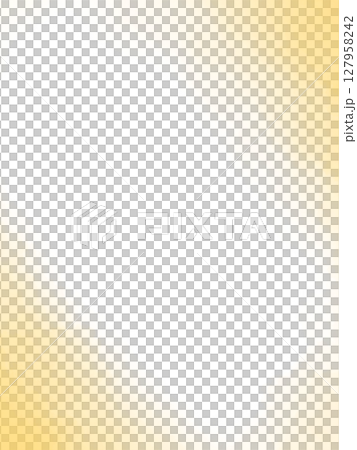 淡いオレンジ色のグラデーションフレーム　正月素材 127958242