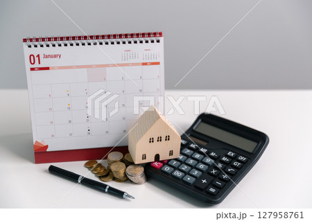 Business concept growth involves strategic financial management money loan investment bank real estate economic development encourage save buy home car education income stack investment economy return 127958761