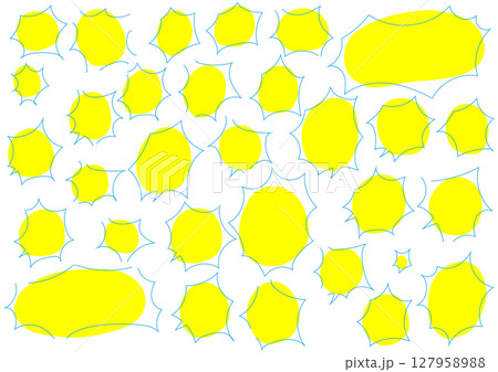 マーカーで描いた怒りのフキダシ 127958988