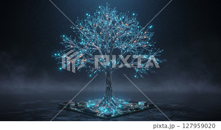デジタル　テクノロジー　ツリー 127959020