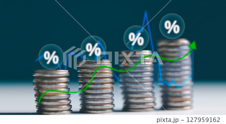 Finance chart showed a significant increase in stock market profits, driven by higher interest rates and steady growth in money investments. finance, growth, increase, interest, money, profit, stock. Finance chart showed a significant increase in stock market profits, driven by higher interest rates and steady growth in money investments. finance, growth, increase, interest, money, profit, stock. 127959162