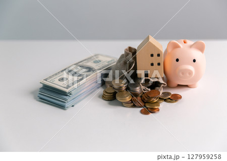 Business concept growth involves strategic financial management money loan investment bank real estate economic development encourage save buy home car education income stack investment economy return Business concept growth involves strategic financial management money loan investment bank real estate economic development encourage save buy home car education income stack investment economy return 127959258