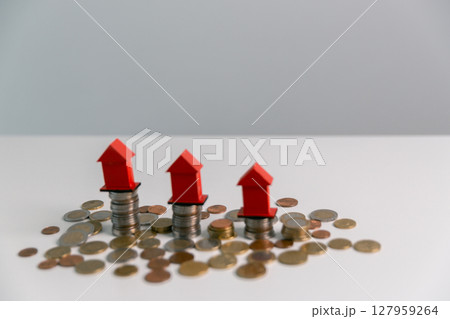 Business concept growth involves strategic financial management money loan investment bank real estate economic development encourage save buy home car education income stack investment economy return Business concept growth involves strategic financial management money loan investment bank real estate economic development encourage save buy home car education income stack investment economy return 127959264
