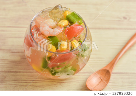 夏の味覚　夏野菜ゼリー 127959326