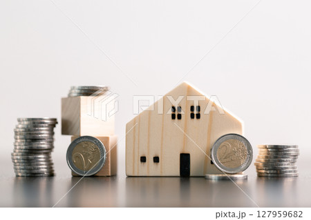 Business home concept involves strategic financial management money coin save bank real estate economic loan investment development growth encourage accountancy buy income stack investment economy Business home concept involves strategic financial management money coin save bank real estate economic loan investment development growth encourage accountancy buy income stack investment economy 127959682