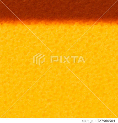 カステラの断面テクスチャ背景素材 127960504