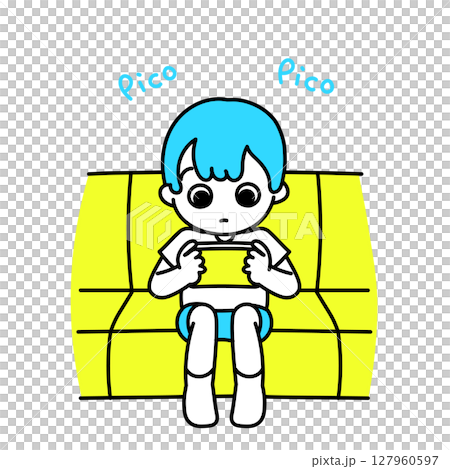 孩子在玩遊戲 孩子在玩遊戲 127960597