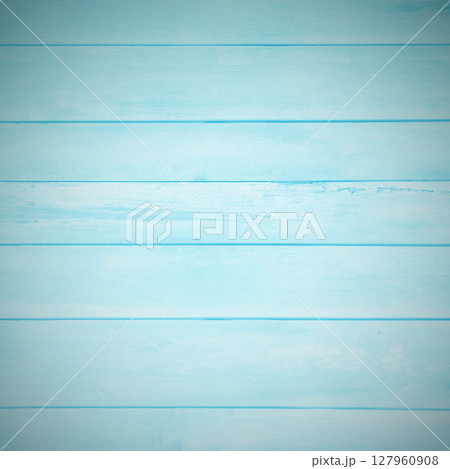 Blue pastel wood planks texture background with vertical natural patterns for design art work and interior or exterior. 127960908