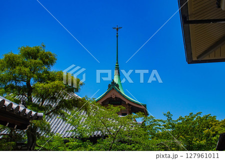 【京都風景】大雲院祇園閣 祇園祭の鉾をモチーフにした斬新なデザイン 【京都風景】大雲院祇園閣 祇園祭の鉾をモチーフにした斬新なデザイン 127961011
