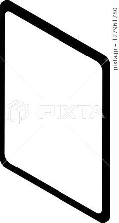 タブレット モックアップ テンプレート デザイン イラスト素材 タブレット モックアップ テンプレート デザイン イラスト素材 127961780