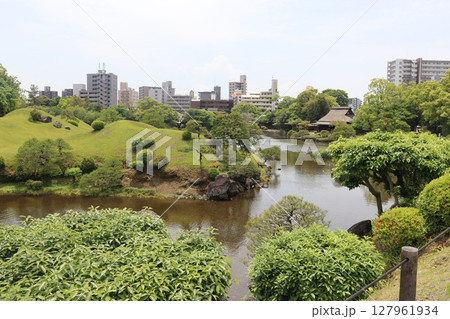 熊本県の水前寺公園 127961934